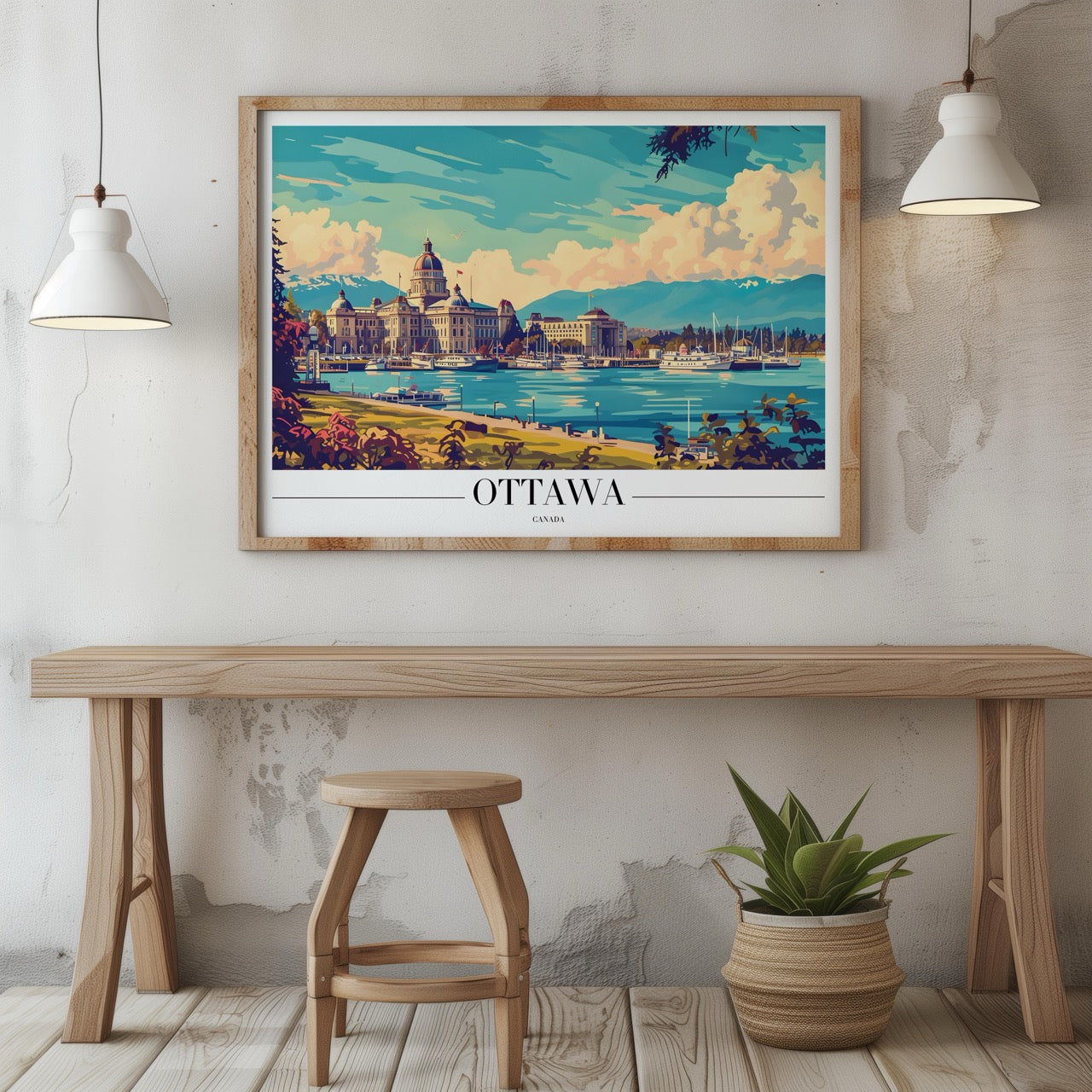 Ottawa Canada City World Travel - Rolled Poster Wall Art Print