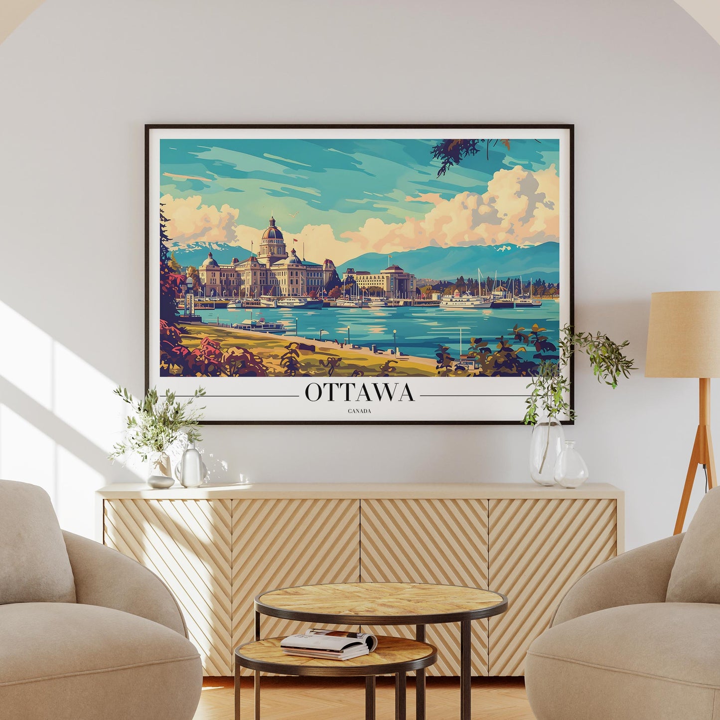 Ottawa Canada City World Travel - Rolled Poster Wall Art Print