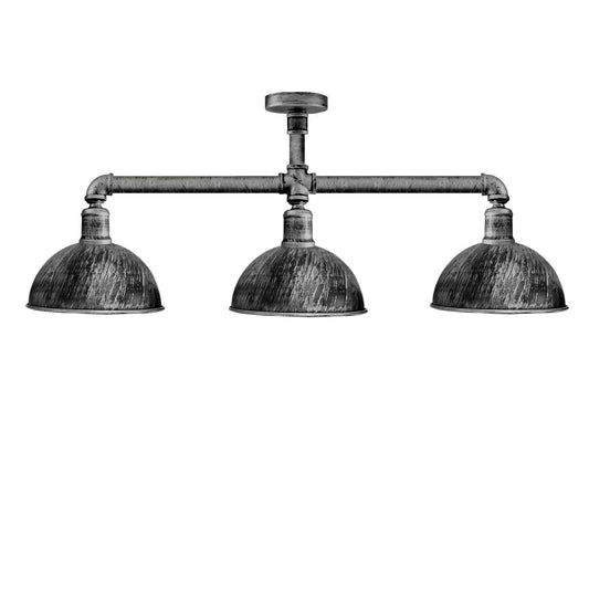 3 Pendant Pipe Light Vintage Industrial Suspended Arm 3 Head Ceiling Lamp E27 ~3596