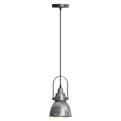 Black Metal Single Head Adjustable Pendant Light~6117
