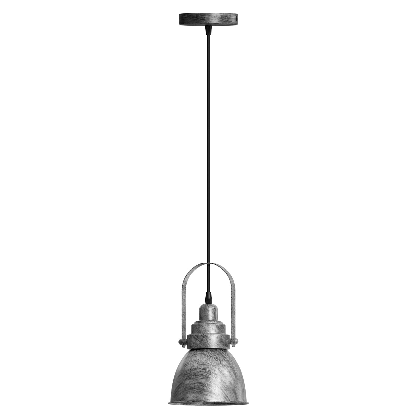 Black Metal Single Head Adjustable Pendant Light~6117