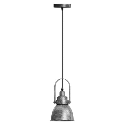 Black Metal Single Head Adjustable Pendant Light~6117
