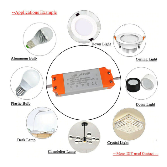 LED Lighting Driver 24W Power Supply ~1060