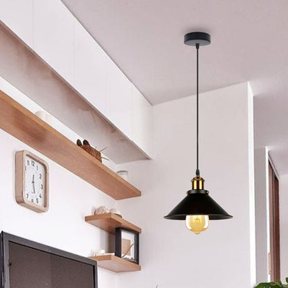 3 Pack Industrial Rustic Pendant Light Vintage Metal Lampshade Ceiling Lamp  ~3567