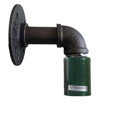 Water Pipe Wall Lamp Industrial style single wall light fitting~1523