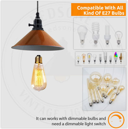 Modern Ceiling Yellow Pendant Light Lamp Shade Chandelier~3175