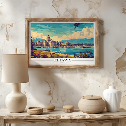 Ottawa Canada City World Travel - Rolled Poster Wall Art Print