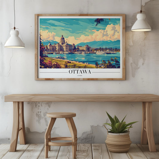 Ottawa Canada City World Travel - Rolled Poster Wall Art Print