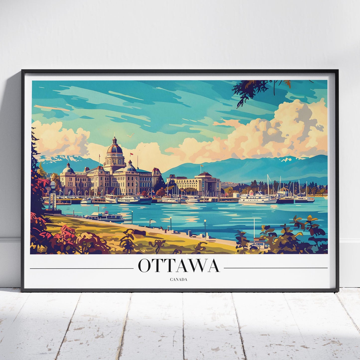 Ottawa Canada City World Travel - Rolled Poster Wall Art Print
