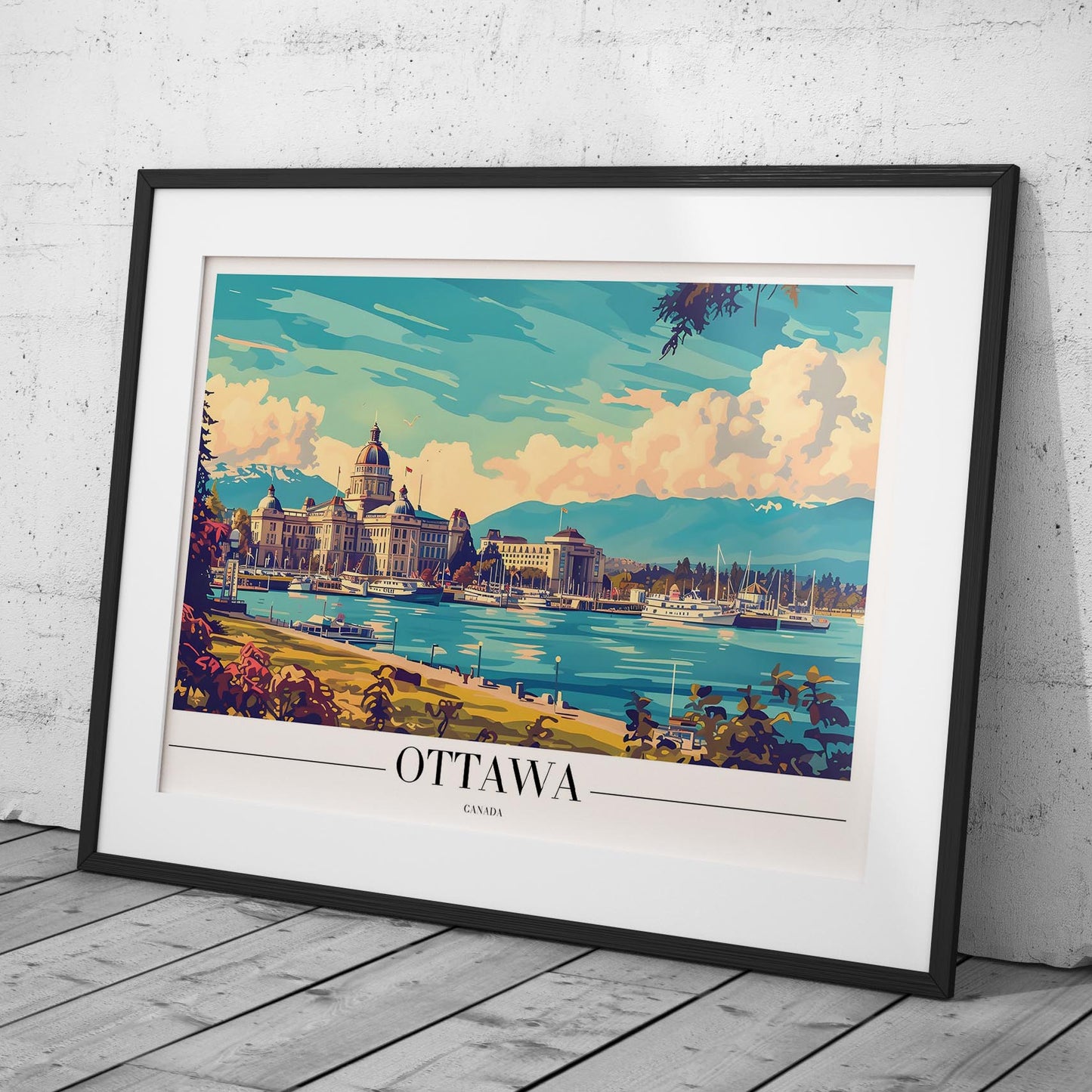 Ottawa Canada City World Travel - Rolled Poster Wall Art Print