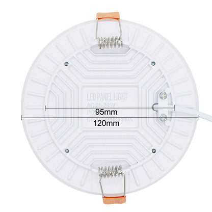 Ultra Thin LED 18 W 6000 K LED Panel Recessed Round Ceiling Spotlight Down Light~2528