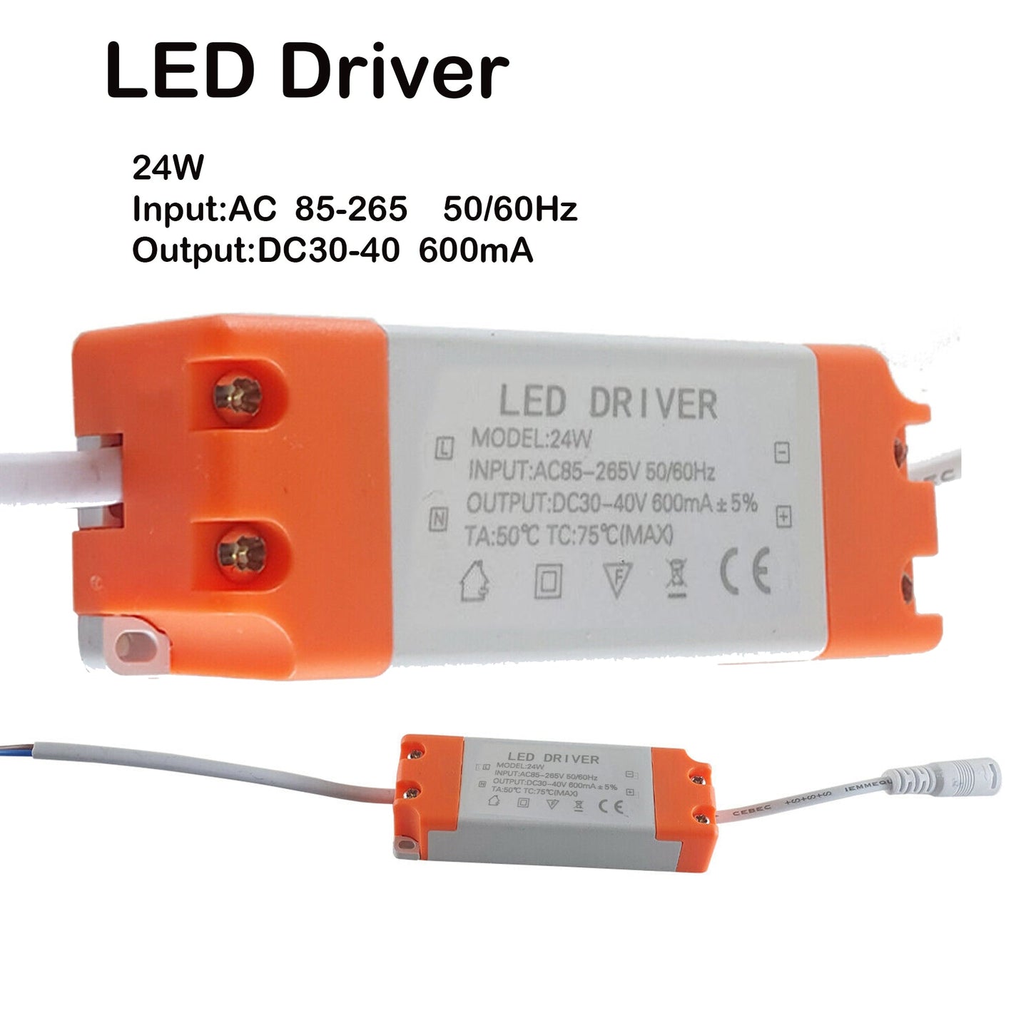 LED Lighting Driver 24W Power Supply ~1060