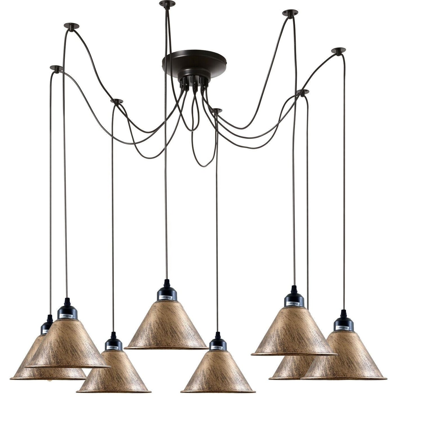 Industrial Retro Modern 8Way Vintage Loft Spider Ceiling Pendant Light~1131