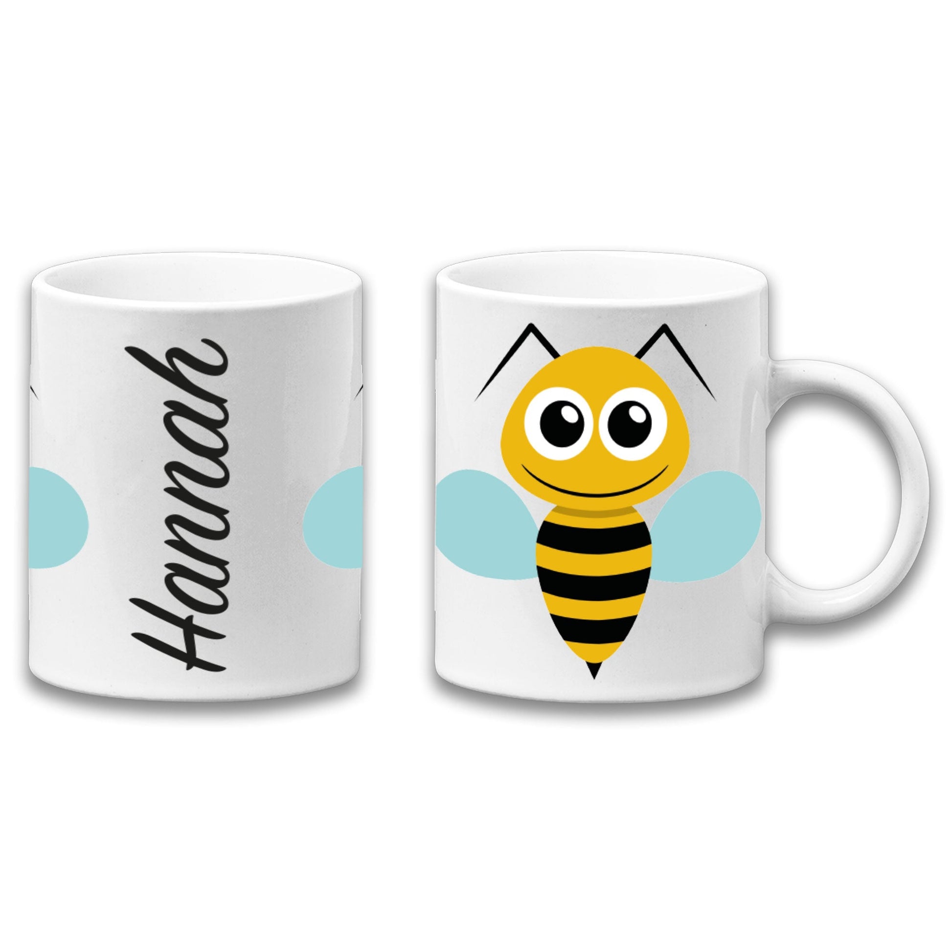 Adorable Bee Insect Personalised Your Name Gift Mug-0