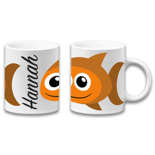 Adorable Gold Fish Sea Animal Personalised Your Name Gift Mug-0