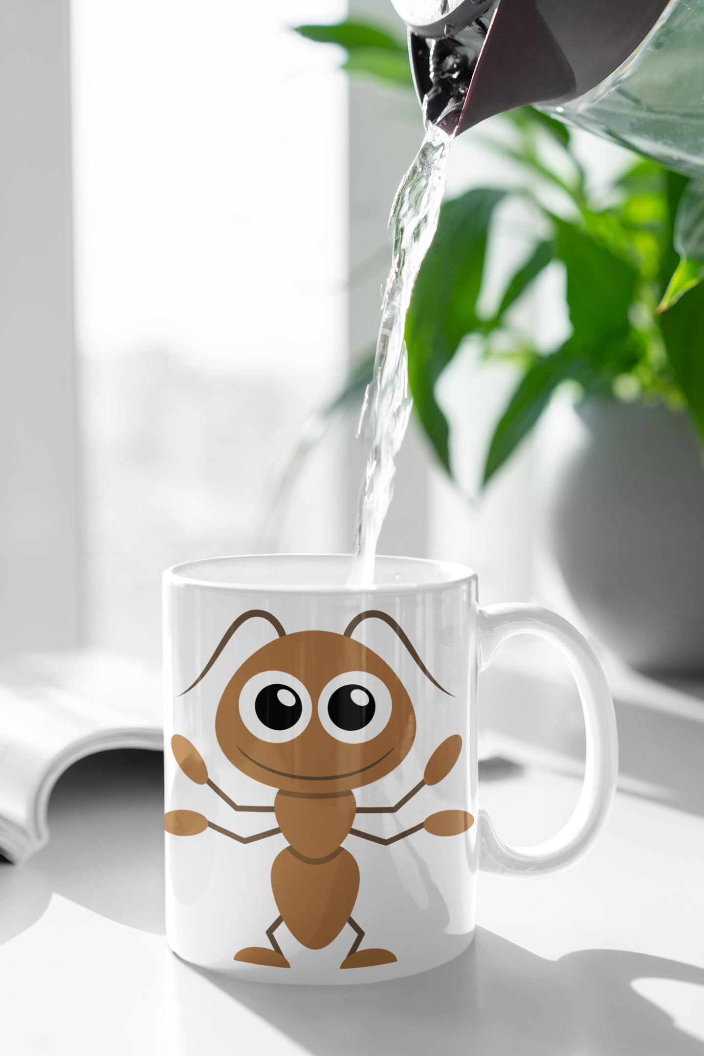 Adorable Bee Insect Personalised Your Name Gift Mug-1