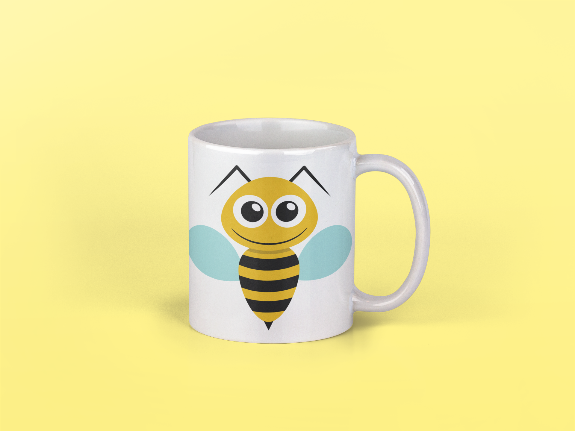 Adorable Bee Insect Personalised Your Name Gift Mug-2