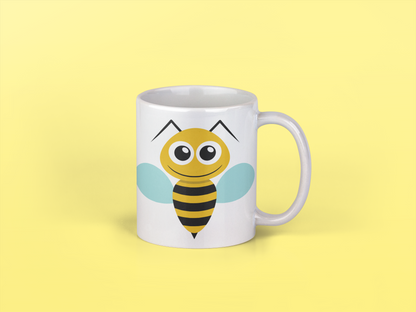 Adorable Bee Insect Personalised Your Name Gift Mug-2