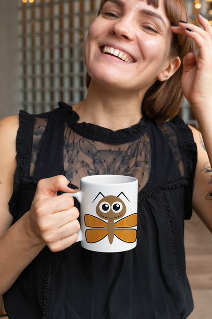 Adorable Bee Insect Personalised Your Name Gift Mug-3