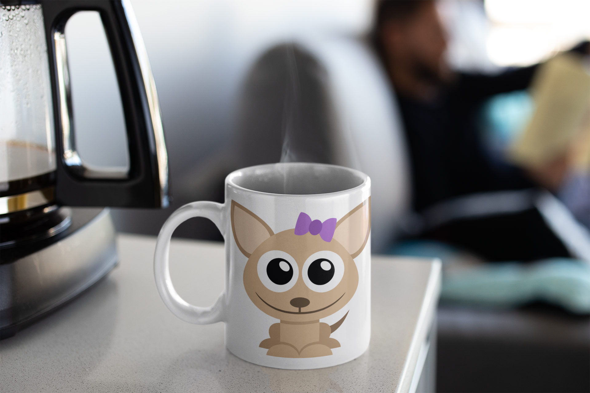 Adorable Dachshund Dog Personalised Your Name Gift Mug-4