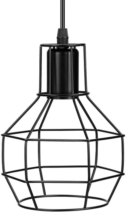 Vintage Ceiling Pendant Light Cage Lampshade Hanging Light Fitting ~5795